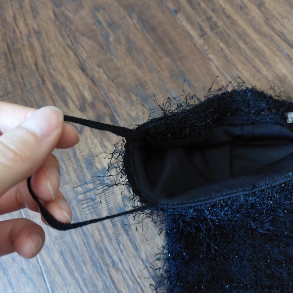 MYSTIC - strapless feather sweetheart top - Picture 3 of 7